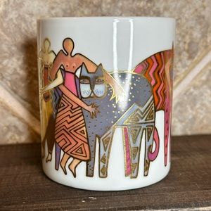 Vintage Laurel Burch Mug featuring Cats.